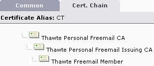 View certificate chain